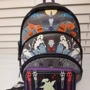 Loungefly backpack and wallet